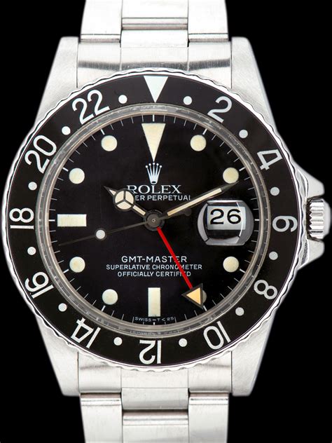 rolex gmt 16750 matte dial|Rolex gmt 1675 bezel.